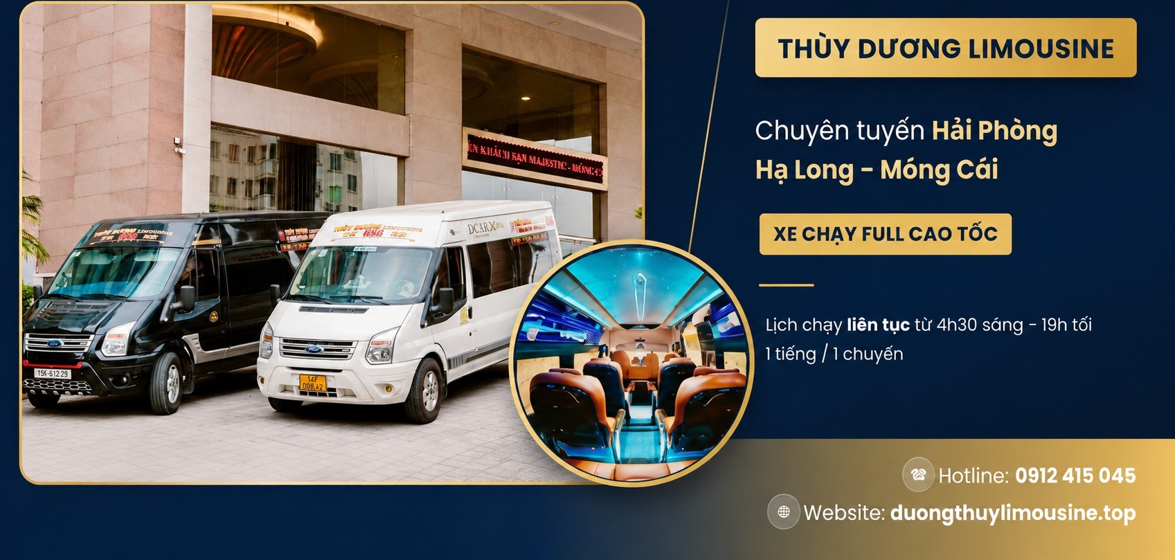 Nối phố cảng Hải Phòng với biên giới Móng Cái, mỗi giờ một chuyến